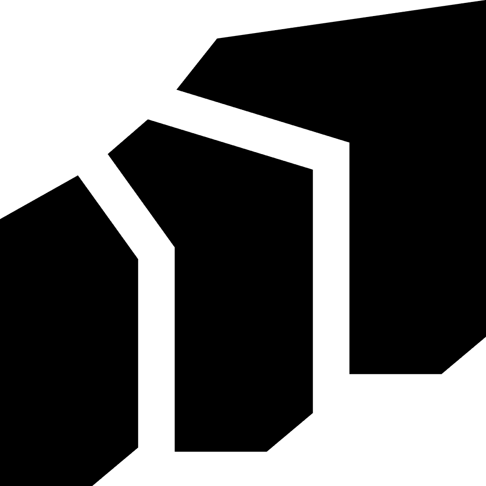 Logomark, black on white