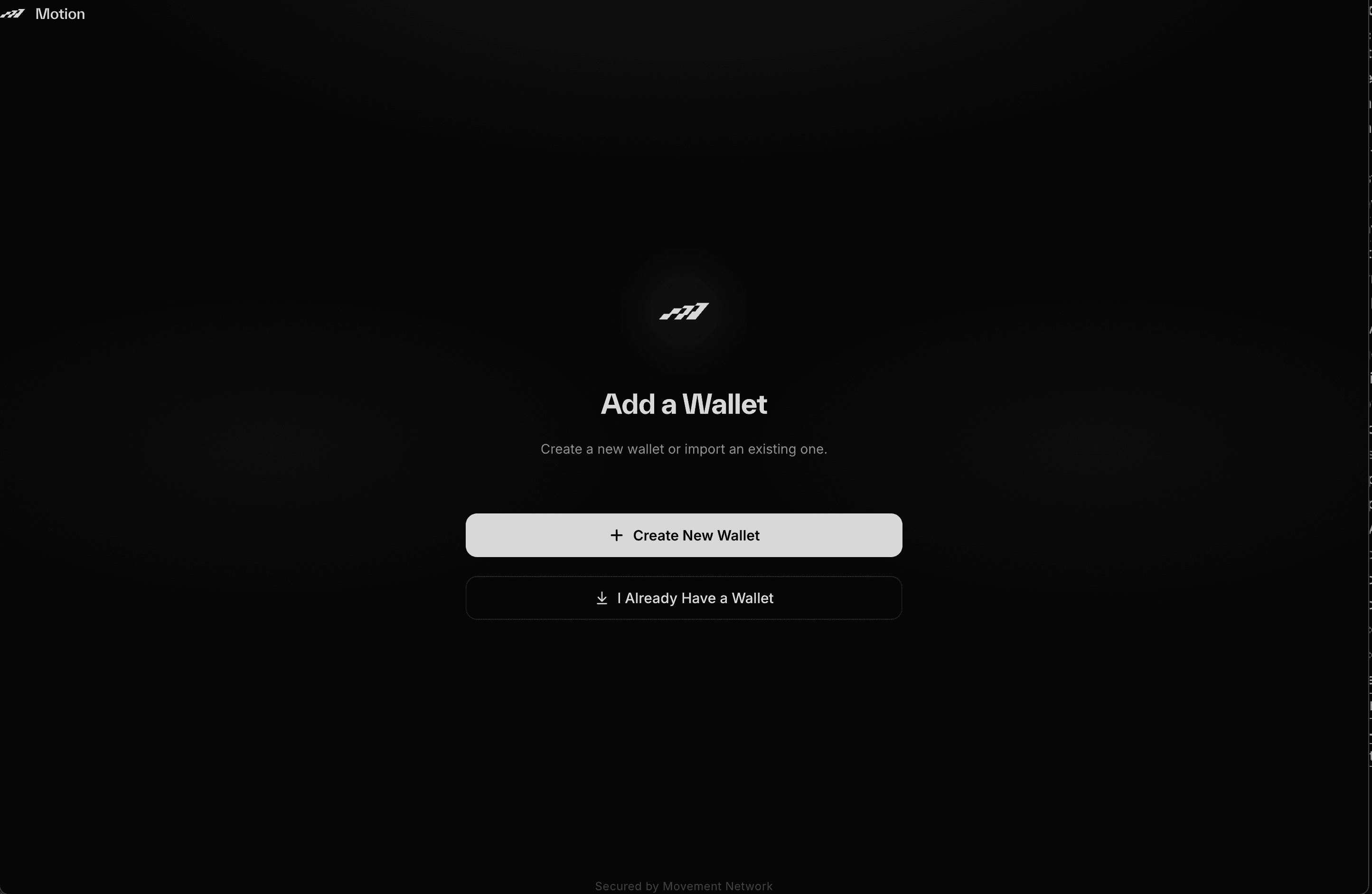 Add a Wallet page and hardware wallet import option