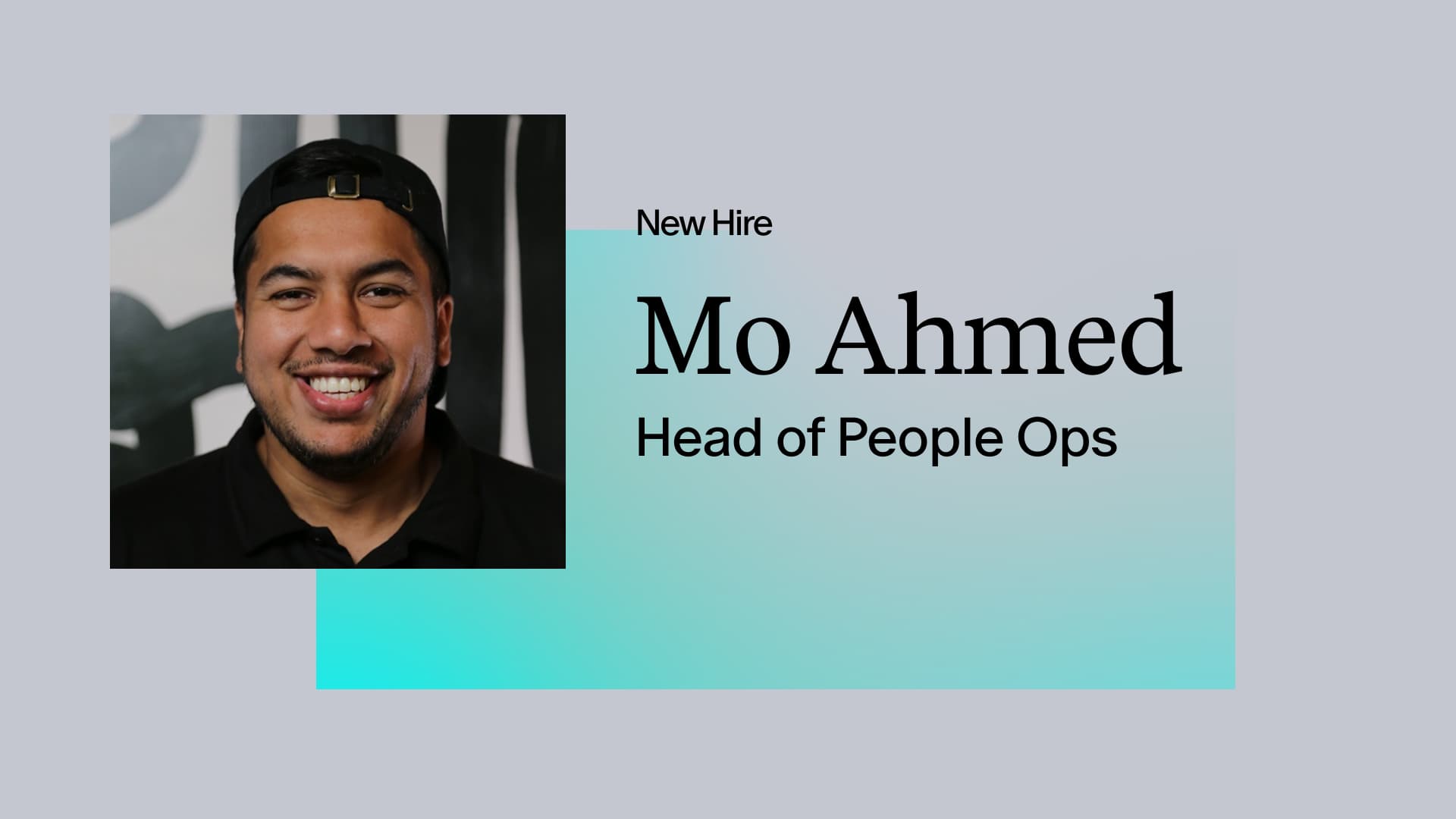 Mo Ahmed joins Movement as Head of People